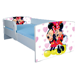 Pat mickey si minnie - 180x80 cm, fara sertar ptv3215