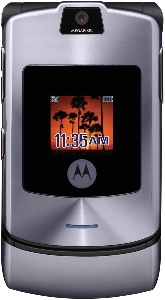 Motorola - Telefon Mobil RAZR V3i (Silver Quartz)