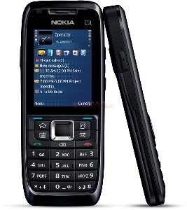 NOKIA - Telefon Mobil E51 (Black Steel)