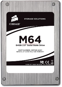 Corsair - SSD M64, SATA II 300, 64GB (MLC)