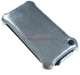 Apple - Husa silver leather