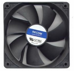 Recom - Ventilator "Black Blower" 80mm