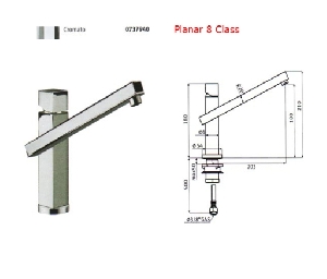 Baterie de bucatarie Franke Planar 8 Class