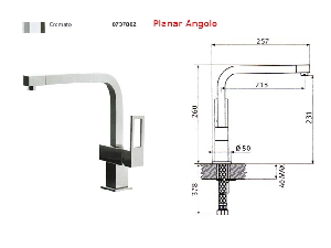 Baterie de bucatarie Franke Planar Angolo