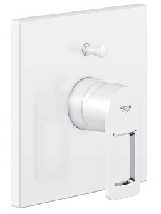 Baterie cada/dus monocomanda-culoare alb-Quadra Grohe