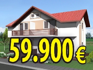 Vila 59.900 euro la cheie com Berceni