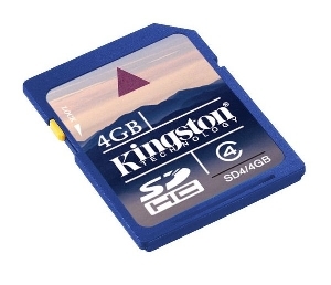 Card memorie Kingston SD 4GB HC Class 4