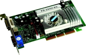 Placa video Galaxy GeForce FX5500 256MB DDR