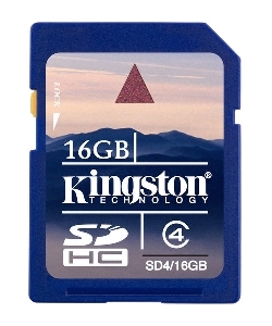 Card memorie Kingston SDHC Clasa4 16GB