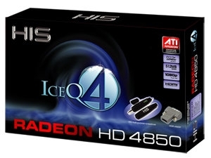 Placa video HIS Radeon HD 4850 512MB DDR3 IceQ 4