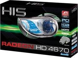 Placa video HIS Radeon HD 4670 1024MB DDR3 IceQ 4