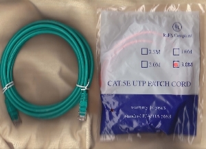 Patch cord UTP, Cat. 5e, 1 M.L. 