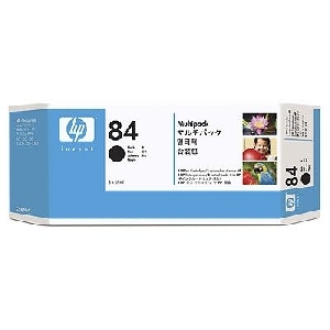 HP Cartus Cerneala HP 84 Negru - pachet 4 unitati