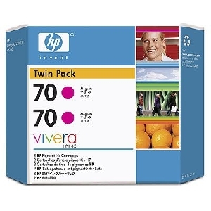 HP Cartus Cerneala HP 70 Magenta - pachet dublu