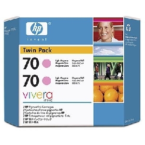 HP Cartus Cerneala HP 70 Magenta Deschis - pachet dublu