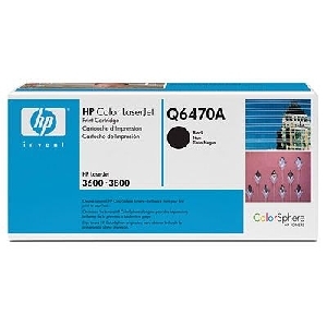 HP Toner Q6470A Negru