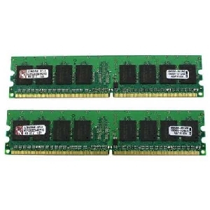 Memorie Kingston 2x512Mb, DDR2, 533MHz, PC4300, CL4