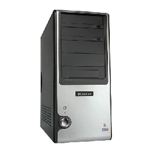 Carcasa Delux MF468, 450W, Negru/Argintiu, ATX