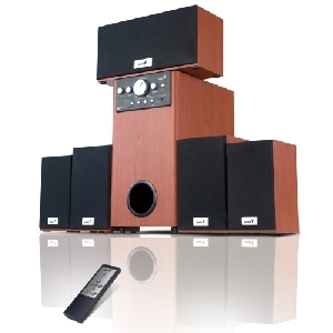 Boxe Genius SW-5.1 5005 Cherry(wood), 150W RMS