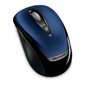 Mouse Microsoft Wireless Mobile 3000, USB, Albastru