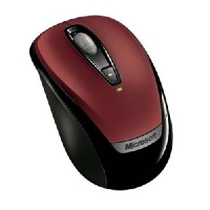 Mouse Microsoft Wireless Mobile 3000, USB, Rosu