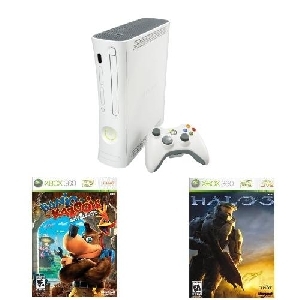 Consola Microsoft XBOX 360 Arcade, Joc Banjo, Halo 3