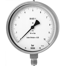 Manometre cu tub Bourdon pentru verificari metrologice - clasa 0,6