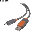 Cablu USB A plug - miniUSB 4PM Belkin 1.8 metri