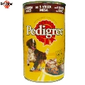 Hrana umeda caini Pedigree Adult 5 feluri carne 1.2 kg