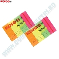 Index Kores  20 x 50 mm  4 culori fluorescente  50 file/culoare