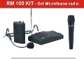 Kit microfoane radio (emitatoare si receptoare)-Proel