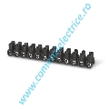 Regleta trecere 10mm negru Scame