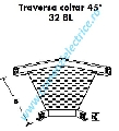 TRAVERSA COLTAR 45GR PENTRU PAT METALIC 150 MM