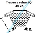 Traversa coltar 90GR pentru pat metalic 500 mm