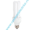 Bec economic fluorescent 3U/15W 6400K E27