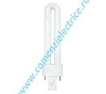 Bec economic fluorescent cu pini PLS 9W 2700K G23