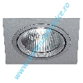 Plafoniera ROW G12 downlight gri argintiu