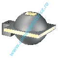 Lampa de perete UFO BEAM alb