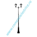 Lampa de gradina neagra THALES L2 1.8m LO-THAL22-00