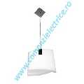 Lampa suspendata TOLDO 11 crom satin/alb LW-TO1172-13