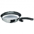 Tigaie din inox Fissler, diametru 24 cm, seria Crispy Steelux Comfort, inductie