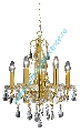 Candelabru Sienna auriu 5x60W E14 8845-5GO