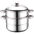 Set 2 oale de fiert cu aburi din inox Peterhof PH-15725-24 PH-15725-24