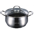 Oala cu capac din inox 6 L Bohmann BH 2440 BH2440