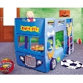 Patut in forma de masina Happy Bus Albastru - BBDPL14711 BBDPL14711