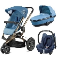 Carucior Buzz blue + Landou Foldable + Cos Auto Maxi Cosi Cabriofix - BCT60305_2B BCT60305_2B