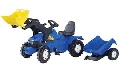 Tractor cu pedale si remorca copii ROLLY TOYS Blue - MYK199 MYK00002939