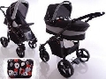 Carucior multifunctional 2 in 1 Paloma Black Mix - BBC1000 BBC1000