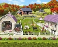 Tapet Copii Walltastic - Caluti si Ponei (Horse and Pony Stables) - GFK025 GFK025