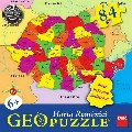 Geopuzzle Harta Romaniei - Puzzle educativ - Dino 0223